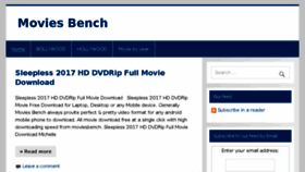 What Moviesbench.com website looked like in 2016 (7 years ago)