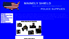What Mainelyshield.com website looked like in 2016 (7 years ago)