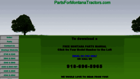 What Montana-tractors.com website looked like in 2016 (7 years ago)