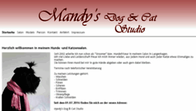 What Mandys-hundesalon.de website looked like in 2016 (7 years ago)