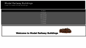 What Modelrailwaybuildings.com website looked like in 2016 (7 years ago)