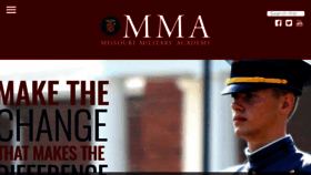 What Missourimilitaryacademy.org website looked like in 2016 (8 years ago)