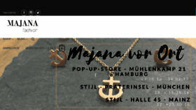 What Majana-fashion.de website looked like in 2016 (7 years ago)