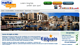 What Maltalingua.es website looked like in 2016 (7 years ago)