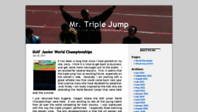 What Mrtriplejump.com website looked like in 2016 (7 years ago)