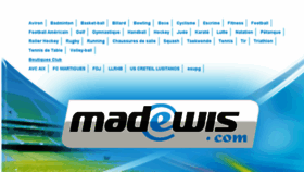 What Madewis-football.com website looked like in 2016 (7 years ago)