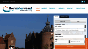 What Makelaardijbommelerwaard.nl website looked like in 2016 (7 years ago)