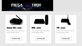 What Mega-tron.tv website looked like in 2016 (7 years ago)