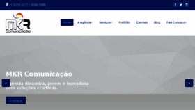 What Mkrcomunicacao.com website looked like in 2016 (7 years ago)