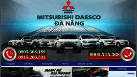 What Mitsubishidanang.vn website looked like in 2016 (7 years ago)