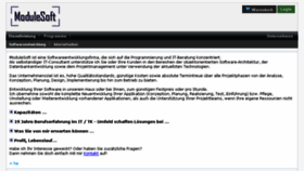 What Modulesoft.de website looked like in 2016 (7 years ago)