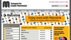 What Metrolink.co.uk website looked like in 2016 (7 years ago)