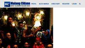 What Malangcitizen.com website looked like in 2016 (7 years ago)