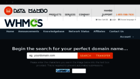 What Members.datamambo.com website looked like in 2016 (7 years ago)