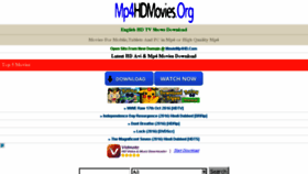 What Mp4hdmovies.org website looked like in 2016 (7 years ago)