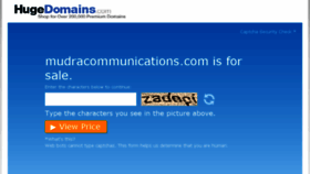 What Mudracommunications.com website looked like in 2016 (7 years ago)
