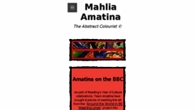 What Mahliaamatina.com website looked like in 2016 (7 years ago)