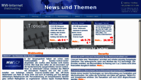 What Mw-internet.de website looked like in 2011 (13 years ago)