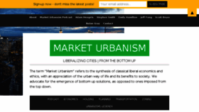 What Marketurbanism.com website looked like in 2016 (7 years ago)