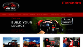 What Mahindratractors.com website looked like in 2016 (7 years ago)