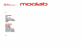 What Moolab.net website looked like in 2016 (7 years ago)