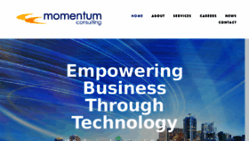 What Momentumcc.com website looked like in 2016 (7 years ago)