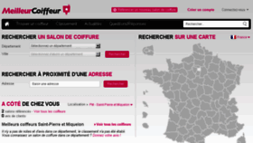 What Meilleurcoiffeur.com website looked like in 2016 (7 years ago)