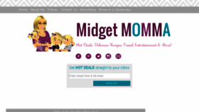 What Midgetmomma.com website looked like in 2016 (7 years ago)