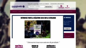 What Mondovelo.fr website looked like in 2016 (7 years ago)