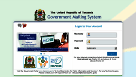 What Mail.tanzaniaparks.go.tz website looked like in 2016 (7 years ago)