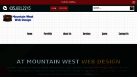 What Mtnwestdesign.com website looked like in 2016 (7 years ago)