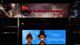 What Monkeydynasty.org website looked like in 2016 (7 years ago)