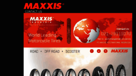 What Maxxis.co.id website looked like in 2016 (7 years ago)