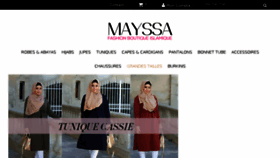 What Mayssa.fr website looked like in 2016 (7 years ago)