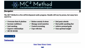 What Mc2method.com website looked like in 2016 (7 years ago)