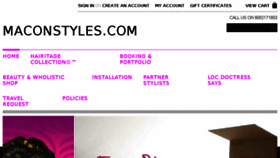 What Maconstyles.com website looked like in 2016 (7 years ago)