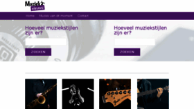 What Muziek-nieuws.nl website looked like in 2016 (7 years ago)