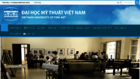 What Mythuatvietnam.edu.vn website looked like in 2016 (7 years ago)