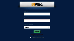 What Myhr.altec.com website looked like in 2016 (7 years ago)
