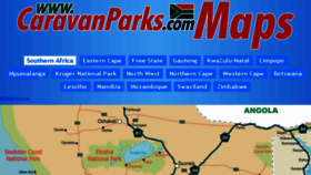 What Maps.caravanparks.com website looked like in 2016 (7 years ago)