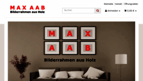 What Max-aab.de website looked like in 2016 (7 years ago)