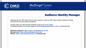 What Medtargetsystem.com website looked like in 2016 (7 years ago)