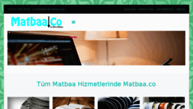 What Matbaa.co website looked like in 2016 (7 years ago)