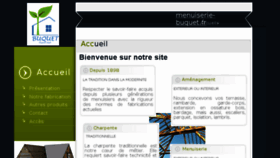 What Menuiserie-buquet.fr website looked like in 2016 (7 years ago)