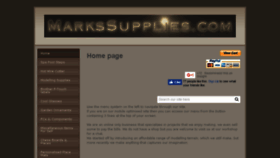 What Markssupplies.com website looked like in 2016 (7 years ago)