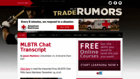 What Mlb.traderumors.com website looked like in 2016 (7 years ago)