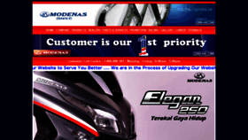 What Modenas.com.my website looked like in 2016 (7 years ago)