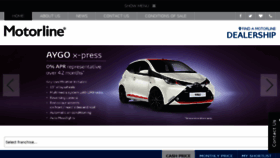What Motorline.co.uk website looked like in 2016 (7 years ago)