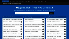 What Mp3juice.club website looked like in 2016 (7 years ago)