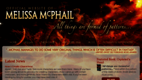 What Melissamcphail.com website looked like in 2016 (7 years ago)